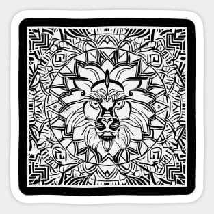 Boho Lion Sticker